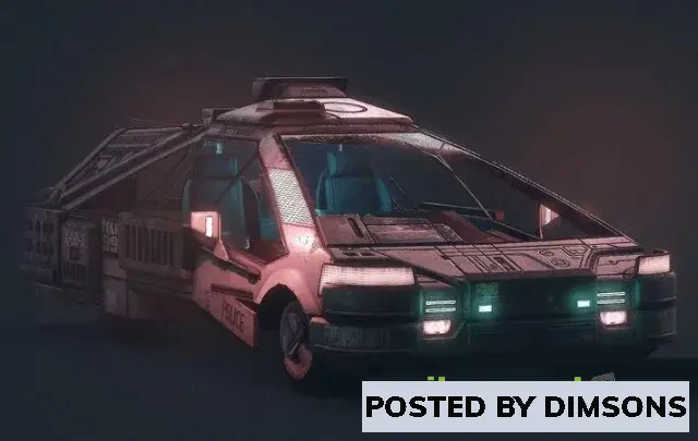 3D Models 1982 2019 Blade Runner Ground Police Car