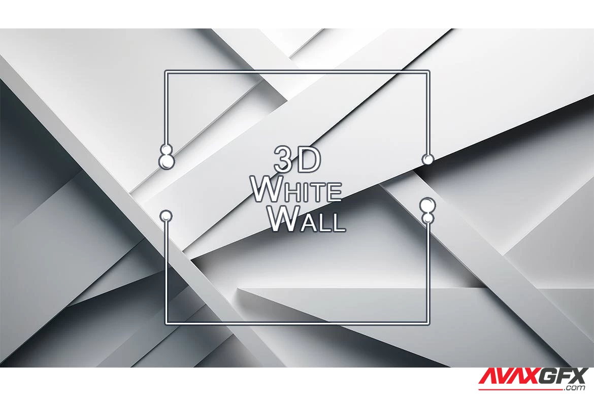 3D White Wall