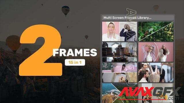 Multi Screen Frames Library - 2 Frames 1573130