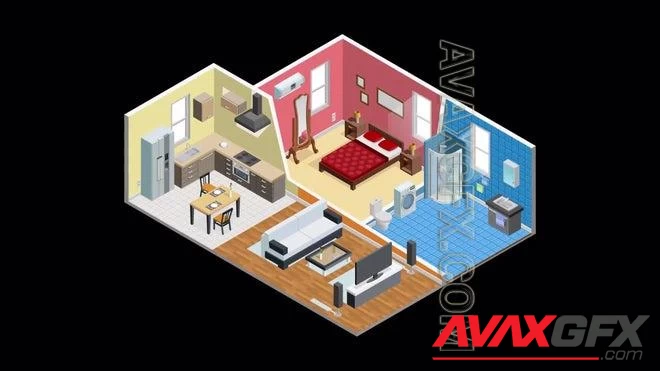 MA - Isometric Home Layout Alpha 1522461