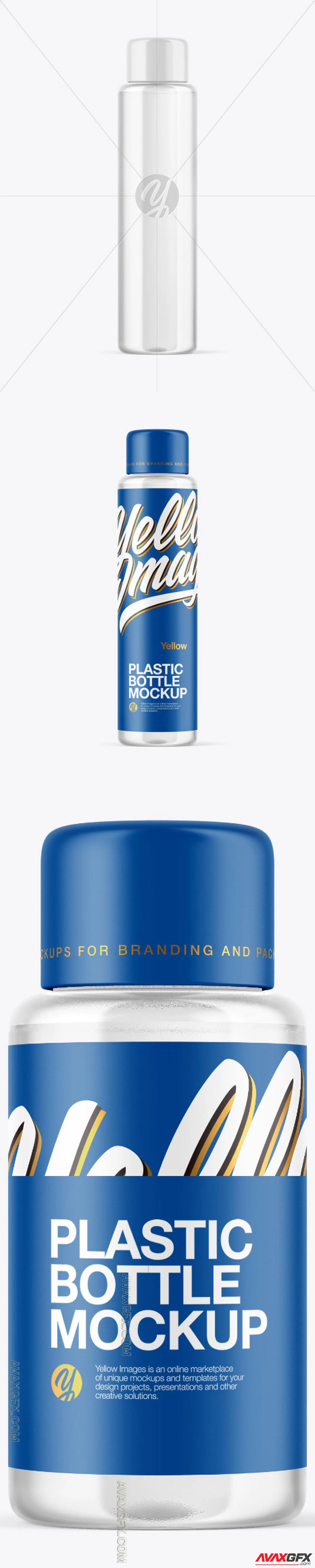 Clear Cosmetic Bottle Mockup 48247