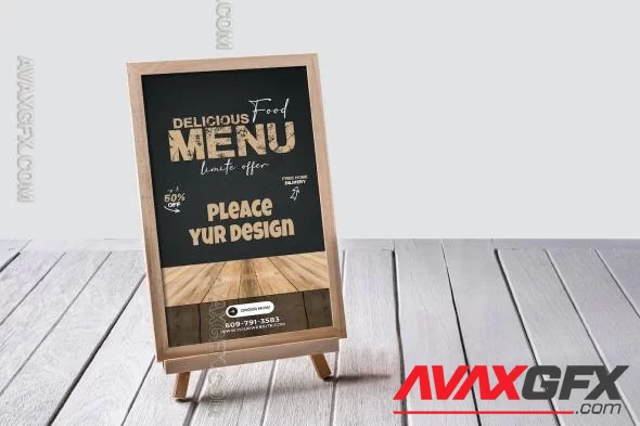 Menu Mockup U43E4Q4 [PSD]