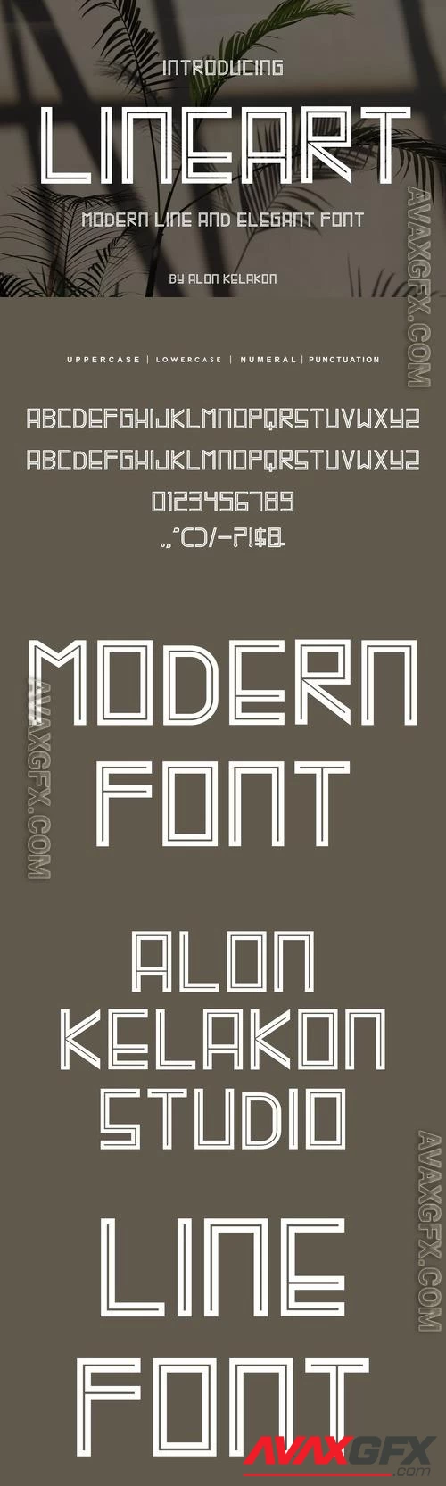Lineart Font