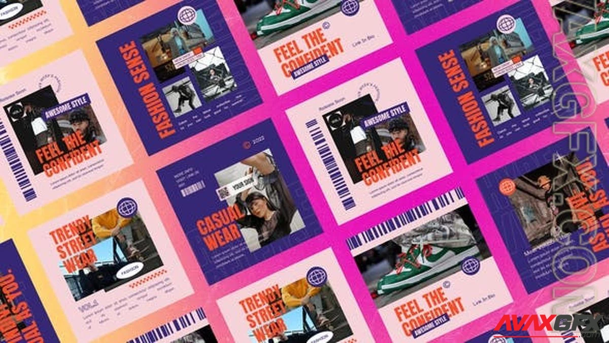 Displaced Streetwear Instagram Posts 47394427 [Videohive]