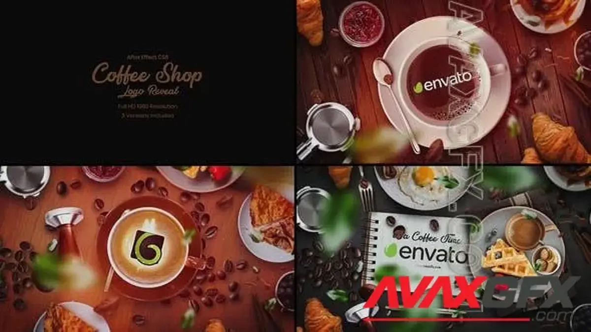 Coffee Shop Logo Intro 46467058 [Videohive]