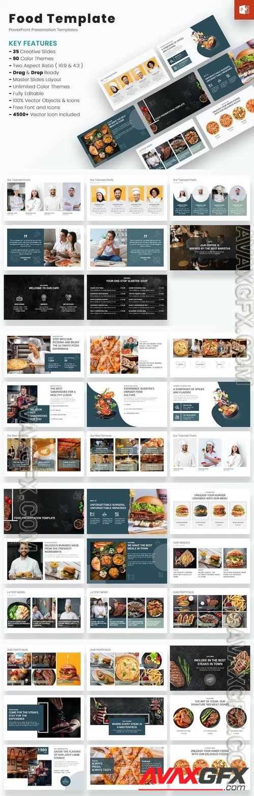 Food PowerPoint, Keynote and Google Slides Templates