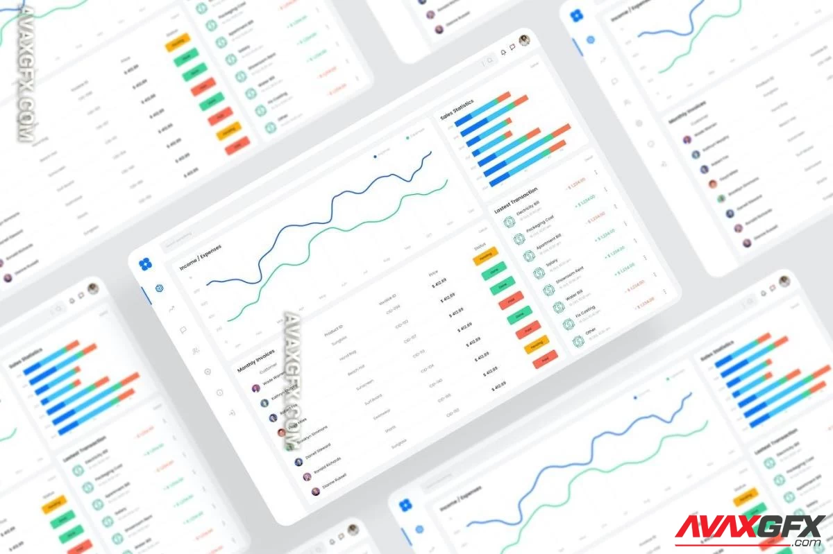 Management Dashboard UI Kit