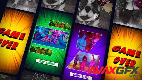 Comic Style Instagram Story Pack 47537595 [Videohive]