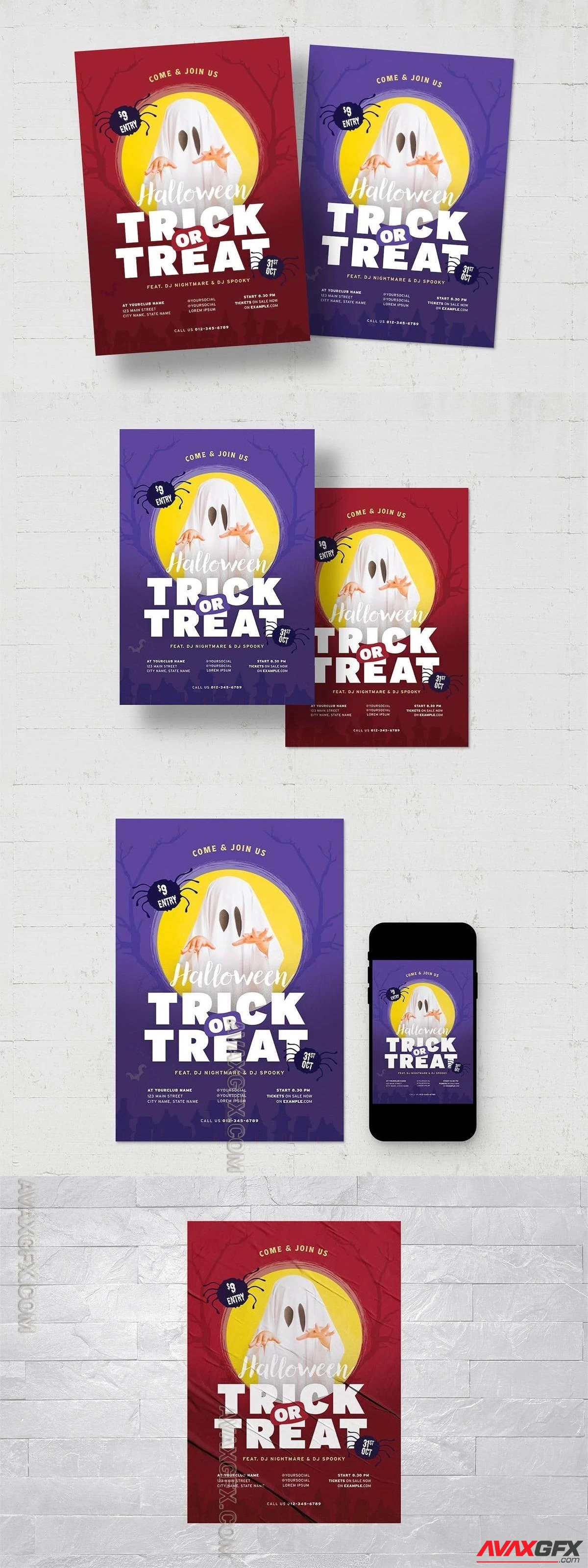 Halloween Flyer Template MZXZ3BY [PSD]