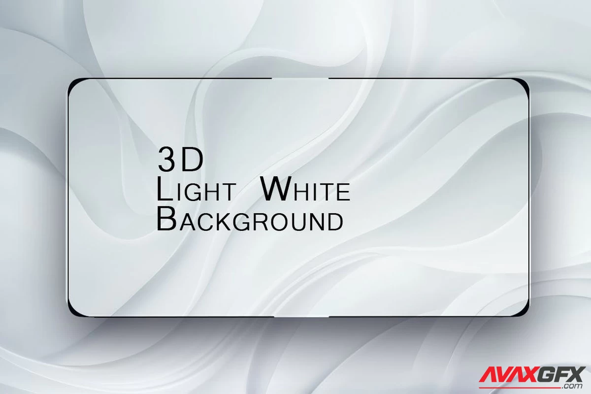 3D Light White Background vol 4