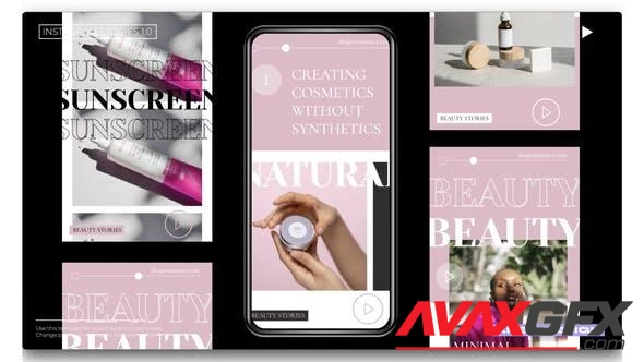 Simple Beauty Shop Stories Instagram 47411387 [Videohive]