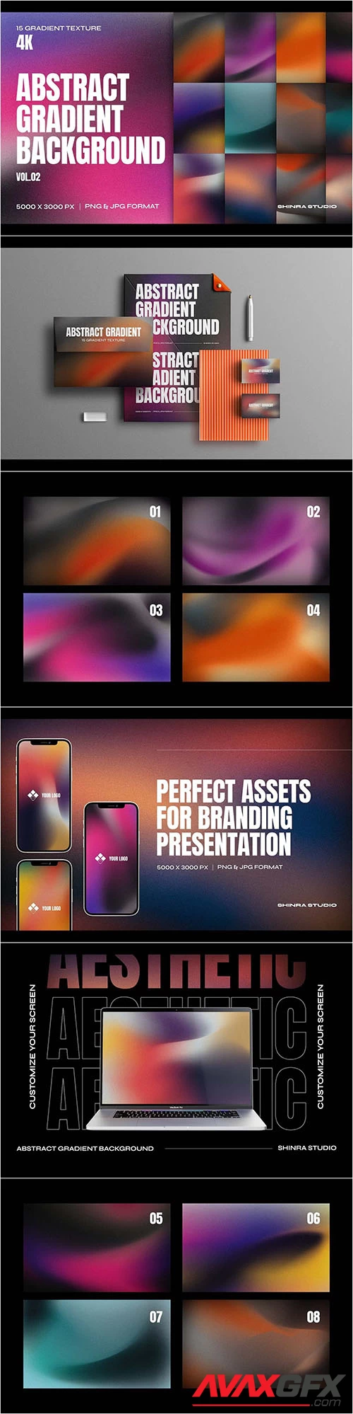 15 Abstract Gradient Background