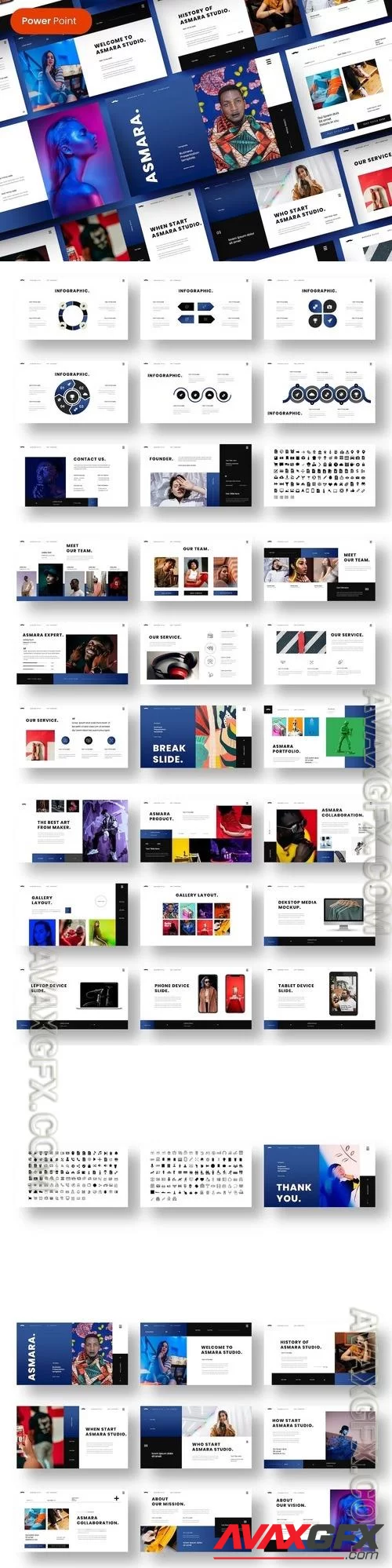 Asmara - Business PowerPoint Template B7LW2DS [PPTX]