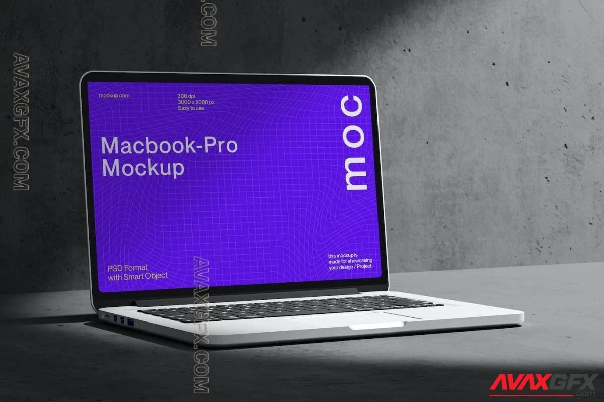 Macbook pro mockup [PSD]