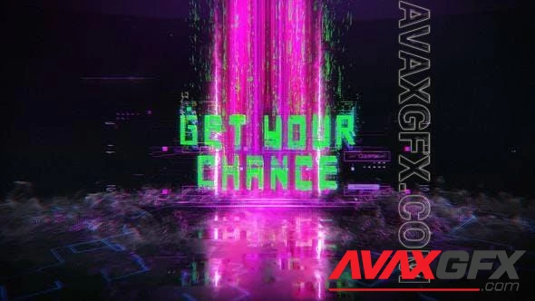 Cyberpunk Glitch Intro 47738605 [Videohive]