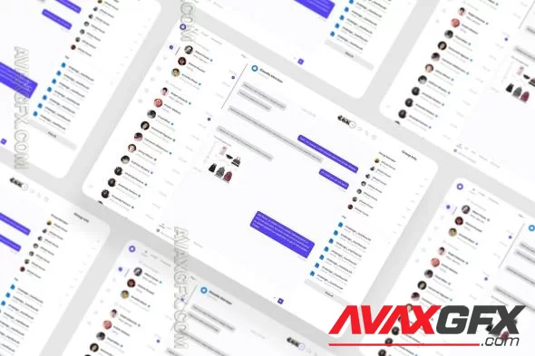 Chatting Dashboard UI Kit 5ZGMH85 [FIGMA]