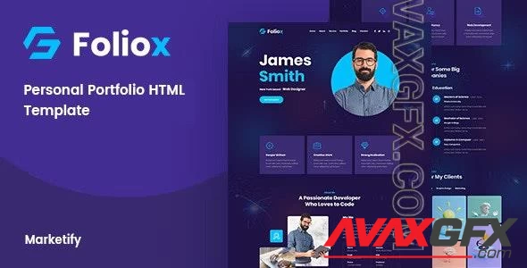 Foliox - Personal Portfolio Template 40259962