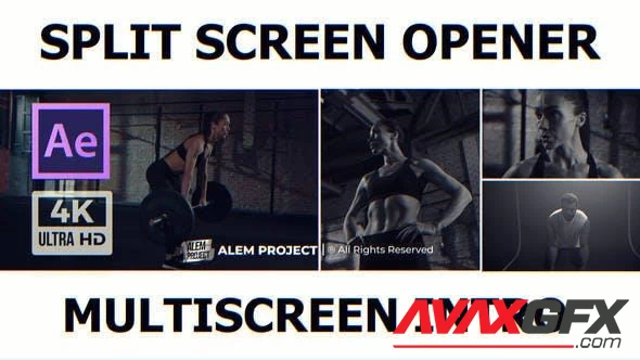 Split Screen Opener - Multiscreen Intro - Promo 47362287 [Videohive]