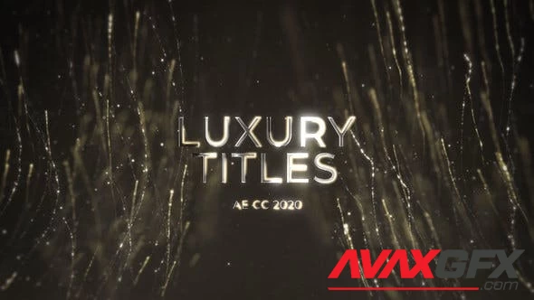 Luxury Glitter Streaks Titles 47539829 [Videohive]