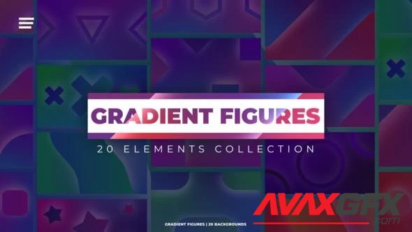 Gradient Figures Backgrounds 47218533 [Videohive]