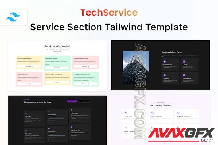TechService - HTML & CSS Service Template