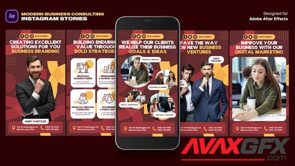 Modern Business Consulting Instagram Stories 47470546 [Videohive]