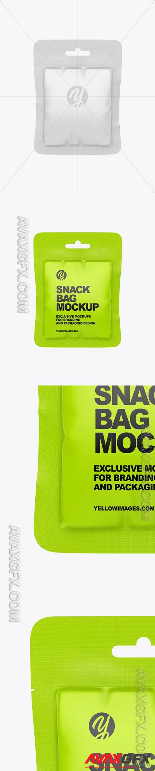 Matte Snack Bag Mockup 50525