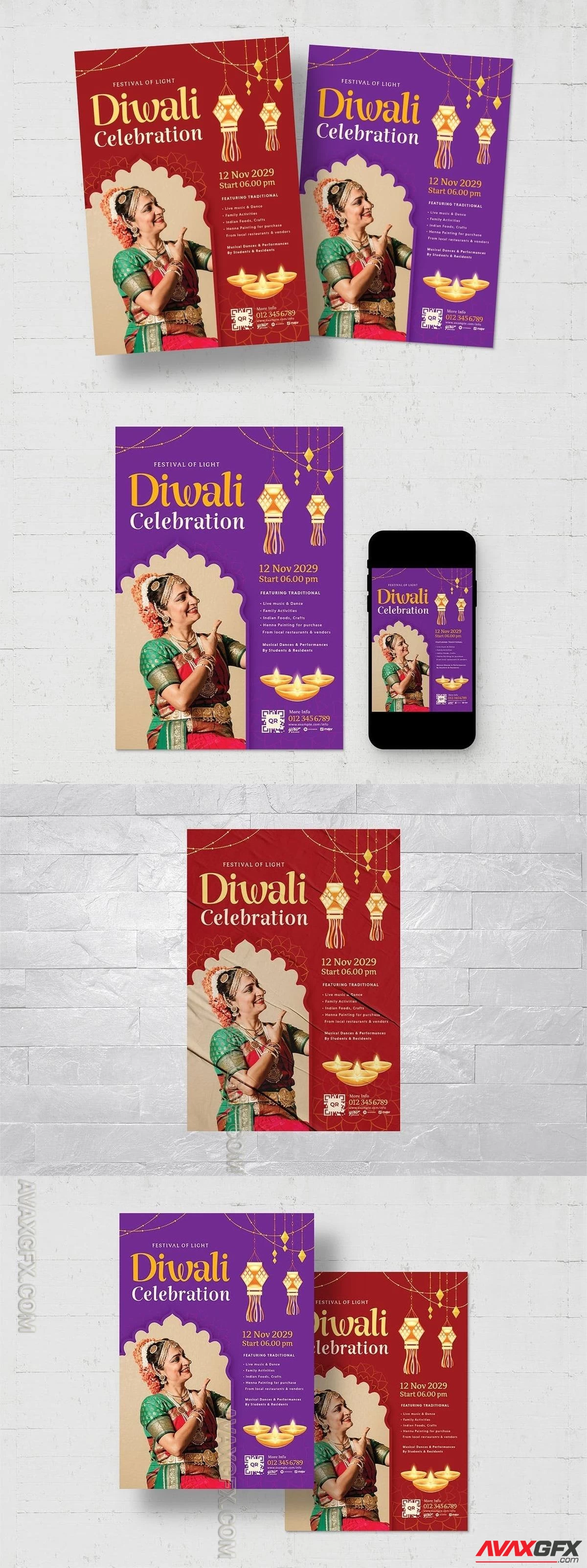 Diwali Flyer Template LYTLGPB [PSD]