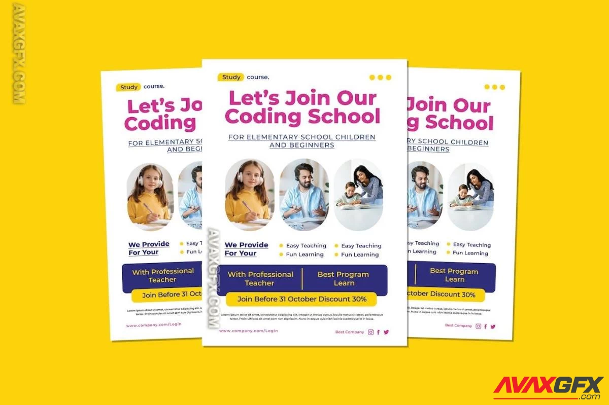 Coding School Flyers