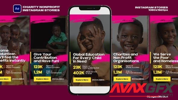 Charity Nonprofit Instagram Stories 47415167 [Videohive]