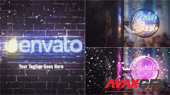 Neon Logo Intro 47341634 [Videohive]