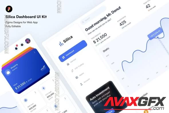 Silica Dashboard UI Kit YBPXARL [FIGMA]