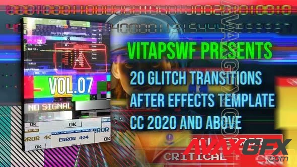 Glitch Transitions Vol. 07 47708031 [Videohive]