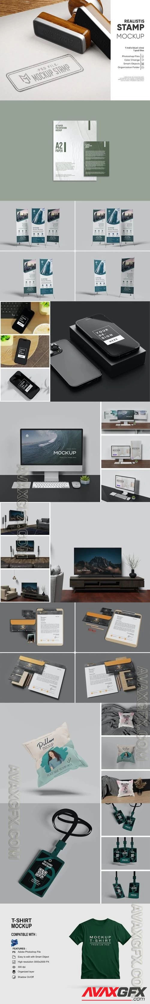 10 Mockup Templates Bundle 4 2023