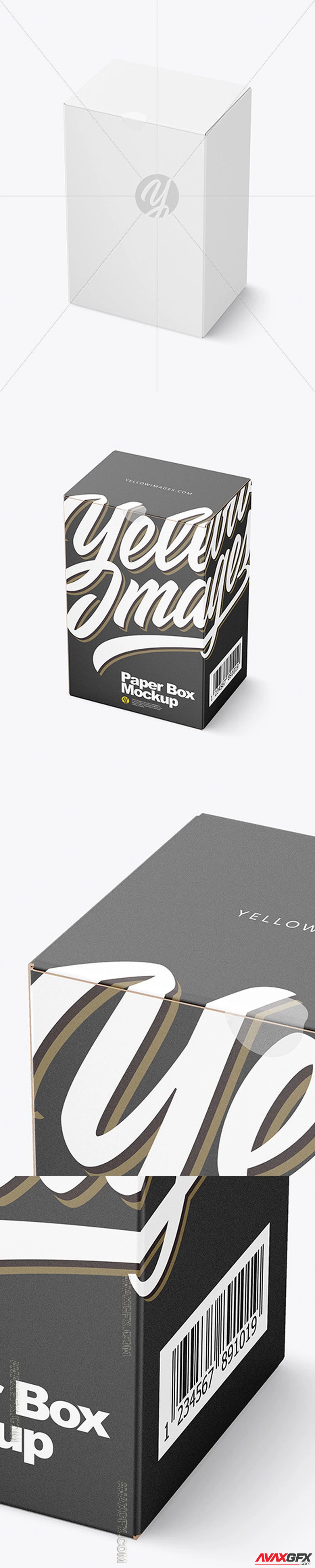 Paper Box Mockup 48807