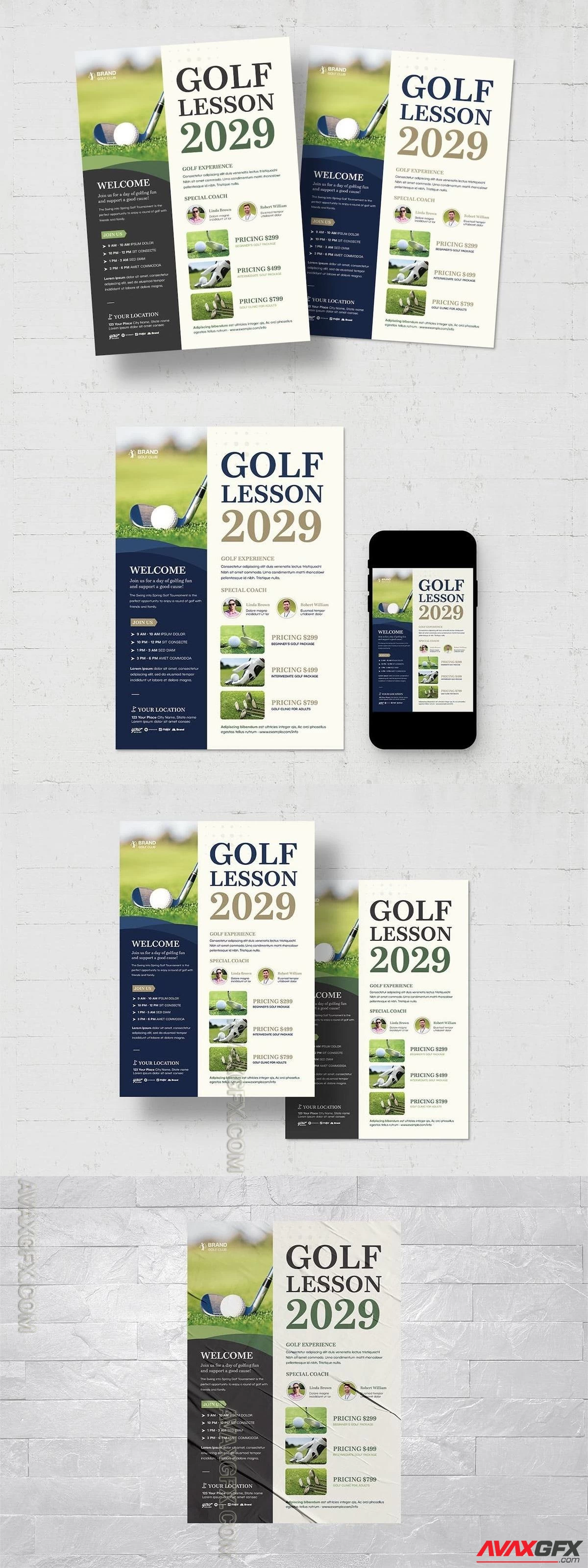 Golf Lesson Flyer Template E7VUSA3 [PSD]