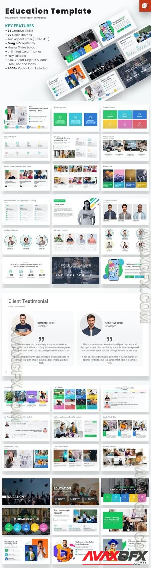 Education PowerPoint, Keynote and Google Slides Template