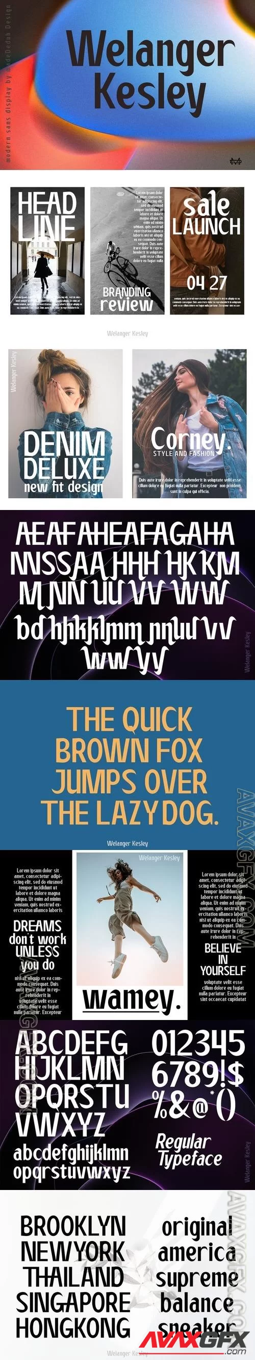 Welanger Kesley Font