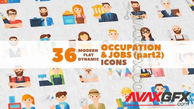 Occupation and Jobs (Part2) Animated Icons 1346978