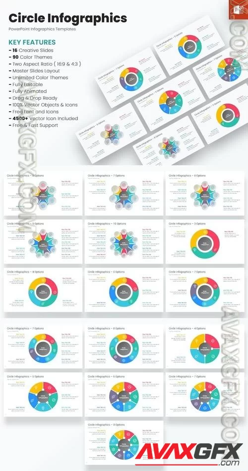 Circle Infographics PowerPoint templates