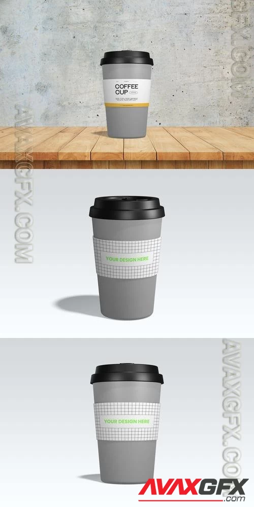 Coffee Cup Packaging Mockup [PSD]