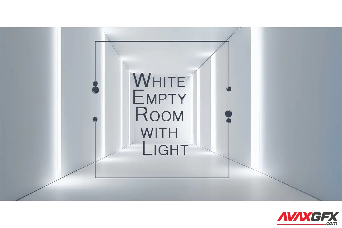 White Empty Room with Light