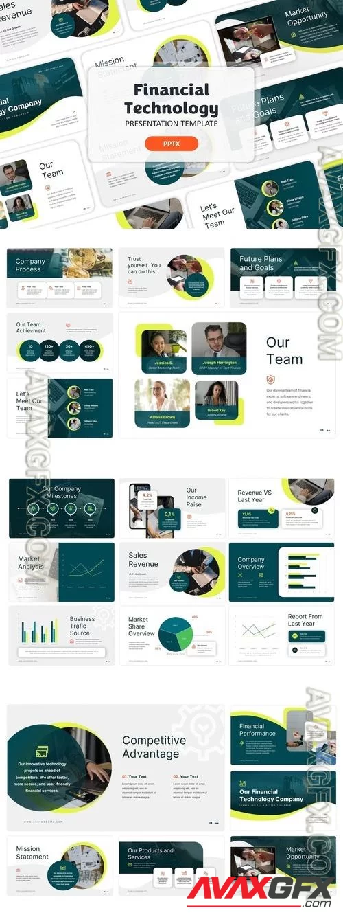 Financial Technology - PowerPoint, Keynote and Google Slides Template