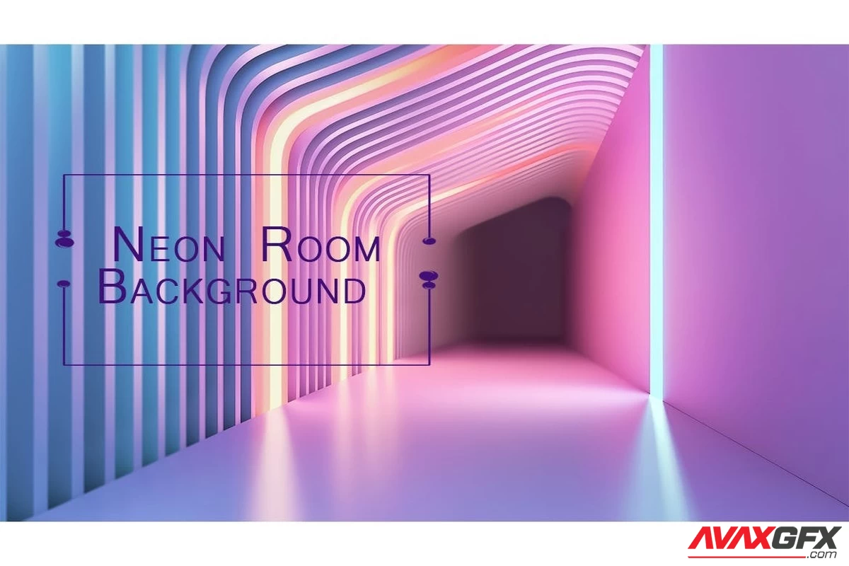 Neon Room Background