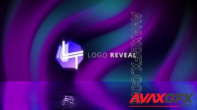 Neon Water Logo Reveal 1351784