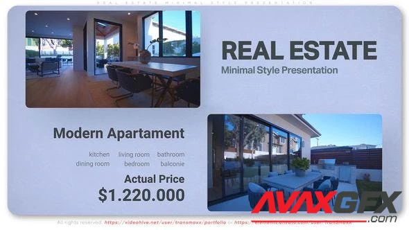 Real Estate Minimal Style Presentation 47539434 [Videohive]