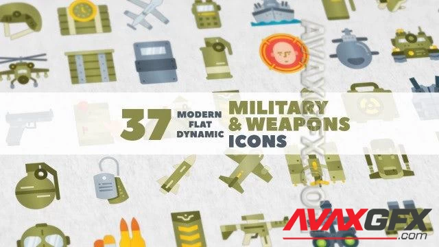 Military & Weapons Animated Icons 1301912