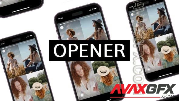 Multiscreen Instagram TikTok Opener | Split Screen Slideshow 47643381 [Videohive]
