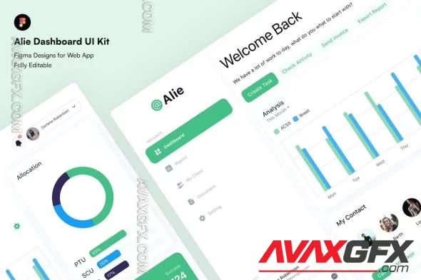 Alie Dashboard UI Kit DG7WBGT