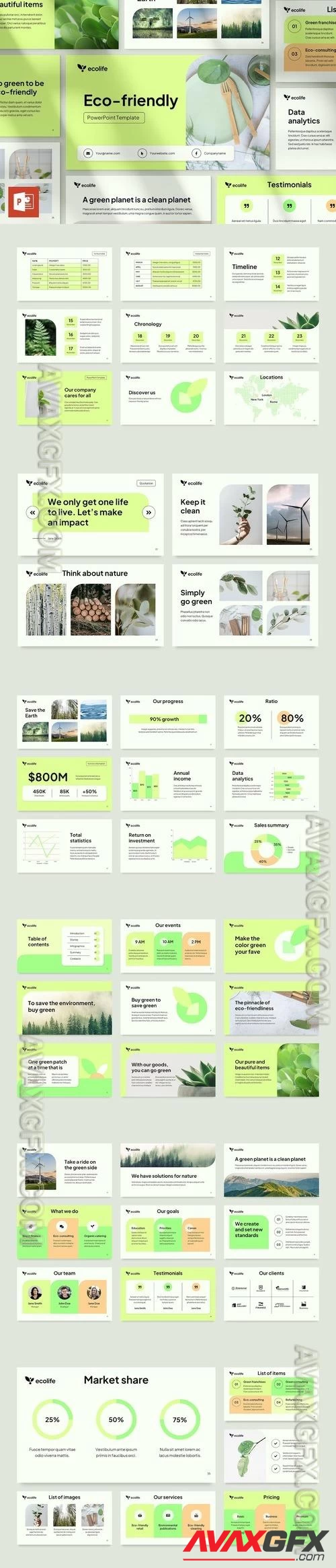 Eco-friendly PowerPoint Template [PPTX]
